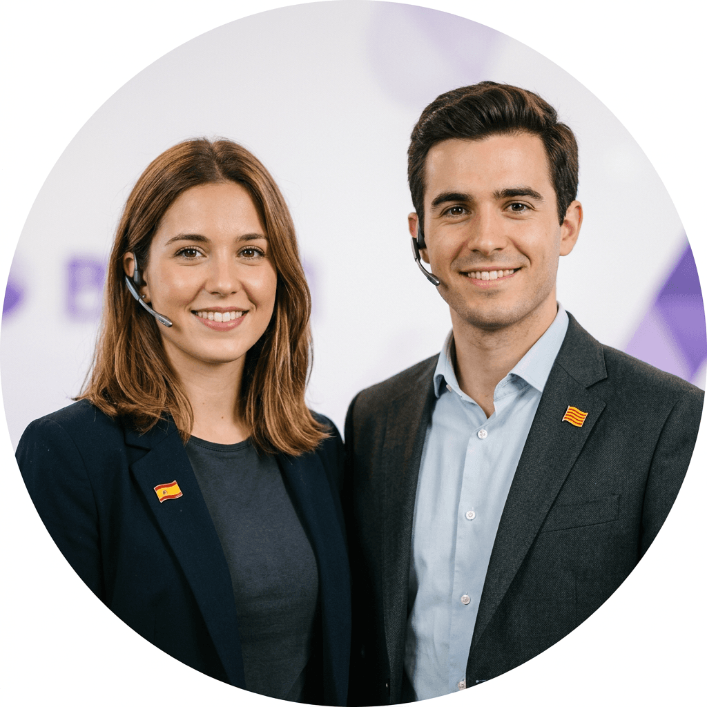 Clara y Manel — asistentes de voz DomicilAI